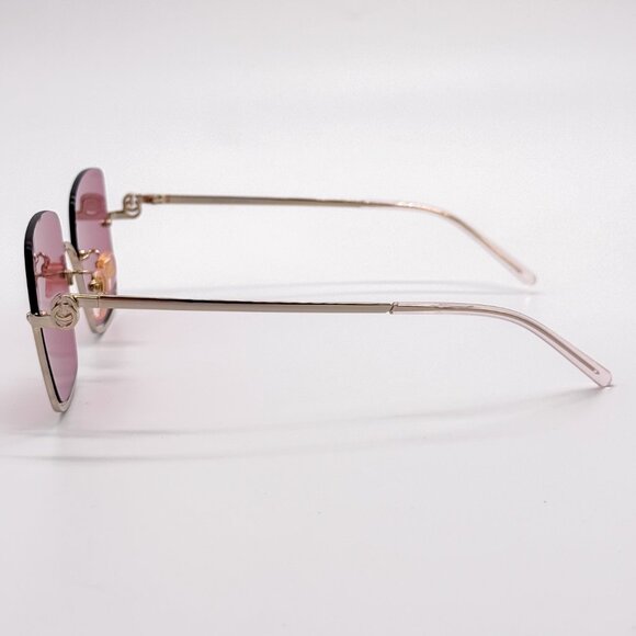 NEW GUCCI GG1279S 003 GOLD/PINK WOMEN SUNGLASSES GUCCI - Picture 8 of 13